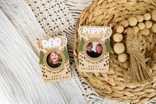 Load image into Gallery viewer, Deer Father's Day Magnetic Picture Frame for Wallet Sized Photos