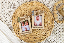 Load image into Gallery viewer, Best Ever Father's Day Photo Magnet for Wallet Sized Picture