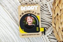 Load image into Gallery viewer, Father's Day Measuring Tape Magnetic Photo Frame - Gifts for Dad
