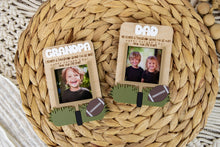 Load image into Gallery viewer, Football Lover Father's Day Magnetic Picture Frame for Wallet Sized Photos