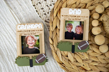 Load image into Gallery viewer, Football Lover Father's Day Magnetic Picture Frame for Wallet Sized Photos