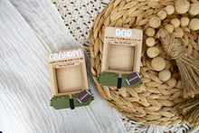 Load image into Gallery viewer, Football Lover Father's Day Magnetic Picture Frame for Wallet Sized Photos