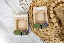 Load image into Gallery viewer, Football Lover Father's Day Magnetic Picture Frame for Wallet Sized Photos