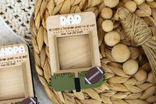 Load image into Gallery viewer, Football Lover Father's Day Magnetic Picture Frame for Wallet Sized Photos