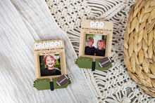 Load image into Gallery viewer, Football Lover Father's Day Magnetic Picture Frame for Wallet Sized Photos