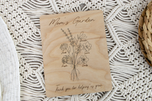 Load image into Gallery viewer, Birth Month Flower Garden Sign for Mom & Grandma