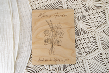 Load image into Gallery viewer, Birth Month Flower Garden Sign for Mom & Grandma