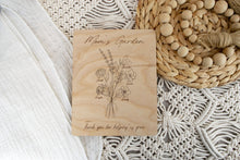 Load image into Gallery viewer, Birth Month Flower Garden Sign for Mom & Grandma