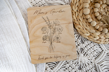 Load image into Gallery viewer, Birth Month Flower Garden Sign for Mom & Grandma