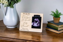 Load image into Gallery viewer, The Best Parents Become Grandparents Baby Pregnancy Announcement Ultrasound Picture Frame