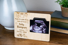 Load image into Gallery viewer, Prepare for Cuddles and Fun Aunt and Uncle Pregnancy Announcement Ultrasound Picture Frame
