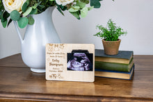 Load image into Gallery viewer, Prepare for Cuddles and Fun Aunt and Uncle Pregnancy Announcement Ultrasound Picture Frame