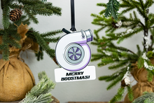 Load image into Gallery viewer, Merry Boostmas Turbo Christmas Ornament - Choose from Three Colors