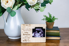 Load image into Gallery viewer, Prepare for Cuddles and Fun Aunt and Uncle Pregnancy Announcement Ultrasound Picture Frame