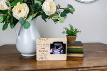 Load image into Gallery viewer, Prepare for Cuddles and Fun Aunt and Uncle Pregnancy Announcement Ultrasound Picture Frame