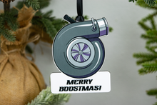 Load image into Gallery viewer, Merry Boostmas Turbo Christmas Ornament - Choose from Three Colors