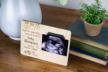 Load image into Gallery viewer, Prepare for Cuddles and Fun Aunt and Uncle Pregnancy Announcement Ultrasound Picture Frame