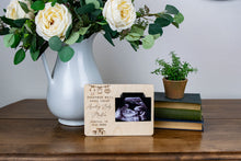 Load image into Gallery viewer, Together We'll Spoil Them! Baby Pregnancy Announcement Ultrasound Picture Frame