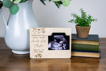 Load image into Gallery viewer, Together We'll Spoil Them! Baby Pregnancy Announcement Ultrasound Picture Frame