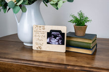 Load image into Gallery viewer, Together We'll Spoil Them! Baby Pregnancy Announcement Ultrasound Picture Frame