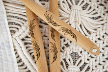 Load image into Gallery viewer, Personalized Floral Wooden Kitchen Spoon - Baking Gifts