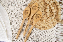 Load image into Gallery viewer, Personalized Floral Wooden Kitchen Spoon - Baking Gifts