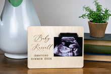 Load image into Gallery viewer, Baby Announcement Ultrasound Picture Frame
