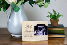 Load image into Gallery viewer, Baby Announcement Ultrasound Picture Frame
