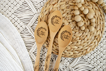 Load image into Gallery viewer, Personalized Floral Wooden Kitchen Spoon - Baking Gifts