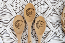 Load image into Gallery viewer, Personalized Floral Wooden Kitchen Spoon - Baking Gifts
