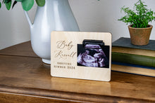 Load image into Gallery viewer, Baby Announcement Ultrasound Picture Frame