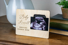 Load image into Gallery viewer, Baby Announcement Ultrasound Picture Frame