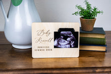 Load image into Gallery viewer, Baby Announcement Ultrasound Picture Frame