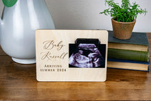 Load image into Gallery viewer, Baby Announcement Ultrasound Picture Frame