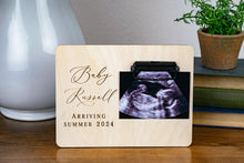 Load image into Gallery viewer, Baby Announcement Ultrasound Picture Frame