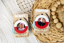 Load image into Gallery viewer, Fisherman Father's Day Magnetic Picture Frame for Wallet Sized Photo