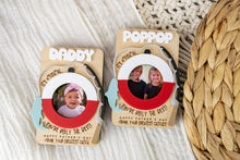 Load image into Gallery viewer, Fisherman Father's Day Magnetic Picture Frame for Wallet Sized Photo