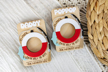 Load image into Gallery viewer, Fisherman Father's Day Magnetic Picture Frame for Wallet Sized Photo