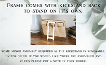 Load image into Gallery viewer, Personalized Engagement Picture Frame - Peony Design