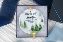 Load image into Gallery viewer, Onto the Next Adventure Married Ornament, Mountain Ornament Gift for Ourdoorsy Couples