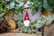Load image into Gallery viewer, Gnome Ornament, Christmas Tree Gnome, Christmas Gnome, Holiday Gnome, Holiday Decor