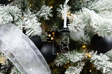 Load image into Gallery viewer, Clear Baby Bumps First Christmas Pregnancy Announcement Ornament, Gift for Expecting Parents