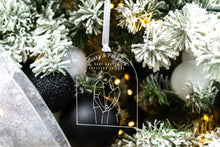 Load image into Gallery viewer, Acrylic Merry & Pregnant Pregnancy Announcement Ornament, Baby Announcement for Family