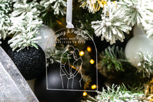 Load image into Gallery viewer, Acrylic Merry & Pregnant Pregnancy Announcement Ornament, Baby Announcement for Family