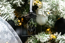 Load image into Gallery viewer, Acrylic Merry & Pregnant Pregnancy Announcement Ornament, Baby Announcement for Family
