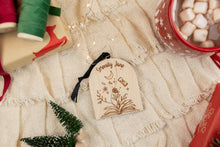 Load image into Gallery viewer, Wood Name Bookish Ornament, Personalized Gift for Book Lover