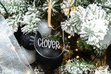 Load image into Gallery viewer, Clear Acrylic Personalized Cat Ornament, Pet Christmas Ornament, Custom Cat Ornament, Cat Lover Gift