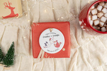 Load image into Gallery viewer, Twins Pregnancy Announcement Ornament, Baby Announcement for Family, Customizable Pregnancy Reveal