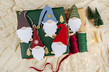 Load image into Gallery viewer, Gnome Ornament, Christmas Tree Gnome, Christmas Gnome, Holiday Gnome, Holiday Decor