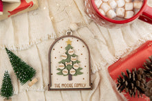Load image into Gallery viewer, Personalized Family Christmas Tree Ornament, Custom Gift for Family or Grandparents